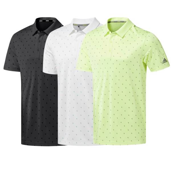 Mens Pine Cone Critter Printed Golf Polo Shirt 
